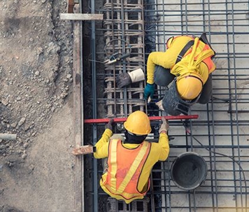 construction workers on job