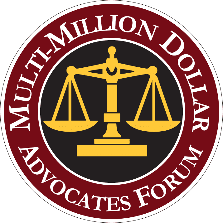 Multi Million Dollar Advocates Forum badge
